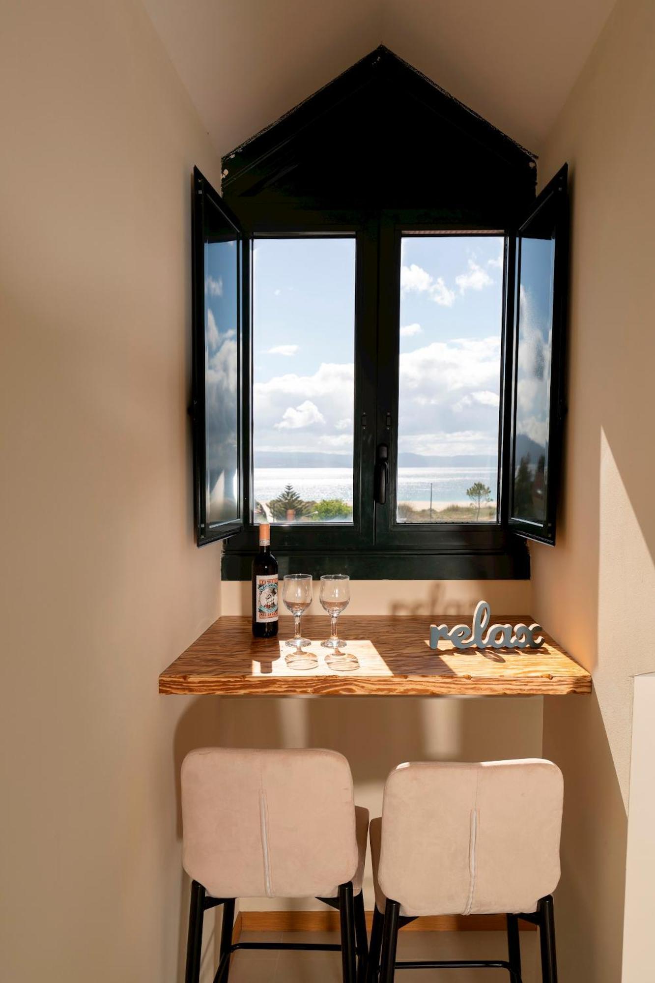 Apartamento Lura De Fisterra Playa De Langosteira En Finisterre Con Vistas Al Mar Сан-Мартин-де-Арриба Экстерьер фото