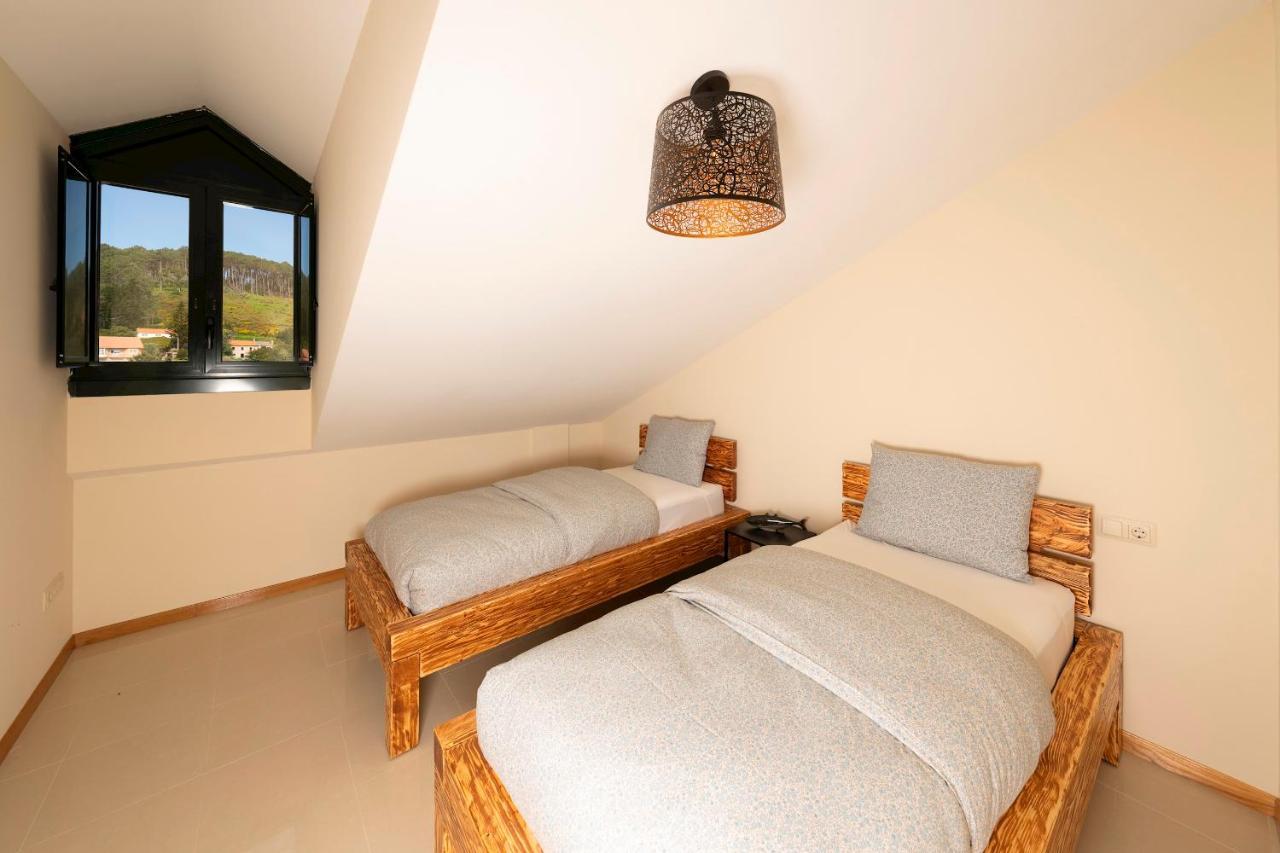 Apartamento Lura De Fisterra Playa De Langosteira En Finisterre Con Vistas Al Mar Сан-Мартин-де-Арриба Экстерьер фото